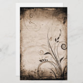 ヴィンテージフローラ文房具 便箋 (正面/裏面)