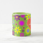 ヴィンテージフローラ春ハッピーマザーズデイマグ マグカップ (中央)