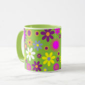 ヴィンテージフローラ春ハッピーマザーズデイマグ マグカップ (正面左)