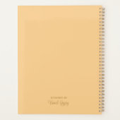 ヴィンテージフローラ晩夏の水色の花 プランナー手帳 (裏面)