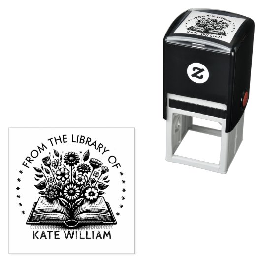 ヴィンテージフローラ書切手の書庫 セルフインキングスタンプ (インサイチュ)