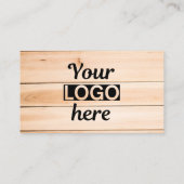 ヴィンテージフローラ木製バックグラウンド名刺 名刺 (裏面)