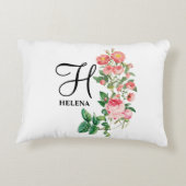 ヴィンテージフローラ植物単図カスタマイズ図 アクセントクッション (裏面)