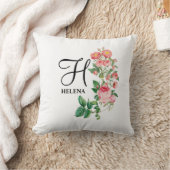 ヴィンテージフローラ植物単図カスタマイズ図 クッション (ブランケット)