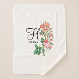 ヴィンテージフローラ植物単図カスタマイズ図 シェルパブランケット