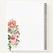 ヴィンテージフローラ植物単図カスタマイズ図 ノートブック (裏面)