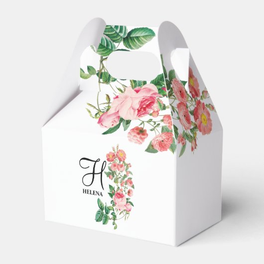 ヴィンテージフローラ植物単図カスタマイズ図 フェイバーボックス (正面サイド)