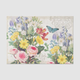 ヴィンテージフローラ植物学ティッシュペーパー 薄葉紙