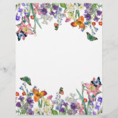 ヴィンテージフローラ検索ザゲストブライダルシャワービンゴ チラシ (裏面)