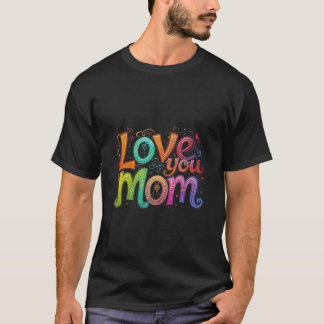 ヴィンテージフローラ母の日Tシャツ Tシャツ