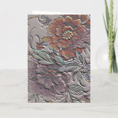 ヴィンテージフローラ母日 カード (裏面)