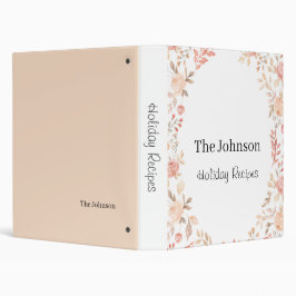 ヴィンテージフローラ水色ファミリークリスマスレシピ