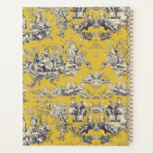 ヴィンテージフローラ湖イエロートイレデジュイモノグラム プランナー手帳 (裏面)