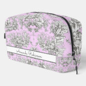 ヴィンテージフローラ湖ピンクトイレデジュイモノグラムac ドップキット (右コーナー)