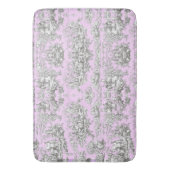 ヴィンテージフローラ湖ピンクトイレデジュイ バスマット (正面縦)