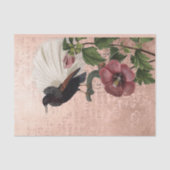 ヴィンテージフローラ熱帯鳥 薄葉紙 (正面)