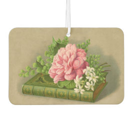 ヴィンテージフローラ牡丹の上品な本エレガント カーエアーフレッシュナー