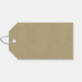 ヴィンテージフローラ牡丹の上品な本エレガント ギフトタグ (裏面横)