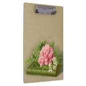 ヴィンテージフローラ牡丹の上品な本エレガント クリップボード (右)