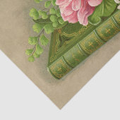 ヴィンテージフローラ牡丹の上品な本エレガント 薄葉紙 (詳細)