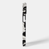 ヴィンテージフローラ白黒クラシック Case-Mate iPhoneケース (裏面 / 右)