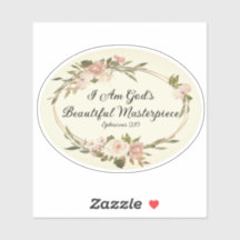 ヴィンテージフローラ私は神の最高傑作クリスチャン