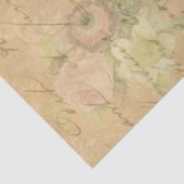 ヴィンテージフローラ秋の金ゴールドバラエフェメラデクページ 薄葉紙 (詳細)