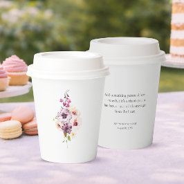 ヴィンテージフローラ紙カップ 紙コップ