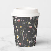 ヴィンテージフローラ紙カップ 紙コップ (裏面)