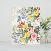 ヴィンテージフローラ紙シート (スタンド正面)