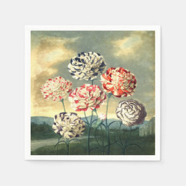 ヴィンテージフローラ紙ナプキン スタンダードカクテルナプキン