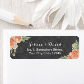 ヴィンテージフローラ素朴シャルボ結婚ード ラベル (インサイチュ)