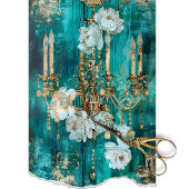 ヴィンテージフローラ素朴チャンデリアフランスのデコペ 薄葉紙