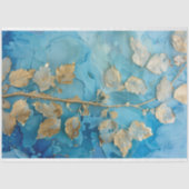 ヴィンテージフローラ素朴テクスチャフランスのの切り離し 薄葉紙 (正面)