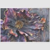 ヴィンテージフローラ素朴テクスチャフランスのの切り離し 薄葉紙 (正面)