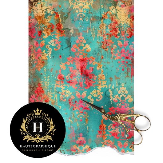 ヴィンテージフローラ素朴テクスチャフランスのの切り離し 薄葉紙