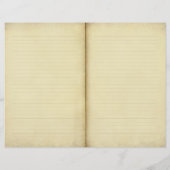 ヴィンテージフローラ素朴支払仕訳帳ページ (裏面)