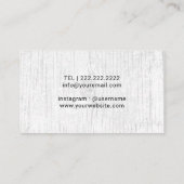 ヴィンテージフローラ素朴美容師 名刺 (裏面)