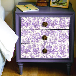 ヴィンテージフローラ紫色のトイレデジュイ 薄葉紙