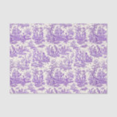 ヴィンテージフローラ紫色のトイレデジュイ 薄葉紙 (正面)
