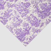 ヴィンテージフローラ紫色のトイレデジュイ 薄葉紙 (詳細)