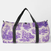 ヴィンテージフローラ紫色トワールデジュイミモノグラム ダッフルバッグ (裏面)