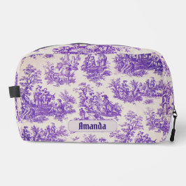 ヴィンテージフローラ紫色トワールデジュイミモノグラム ドップキット