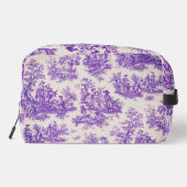 ヴィンテージフローラ紫色トワールデジュイミモノグラム ドップキット (裏面)