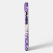 ヴィンテージフローラ紫色トワールデジュイミモノグラム Case-Mate iPhoneケース (裏面 / 左)