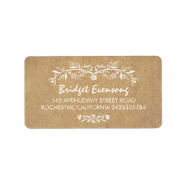 ヴィンテージフローラ結婚かわいい ラベル