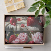 ヴィンテージフローラ結婚のケーキアートベーカリーデコパージュ 薄葉紙 (ギフト)