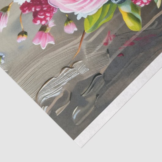 ヴィンテージフローラ結婚のケーキフードベーカリーデコパージュ 薄葉紙 (詳細)