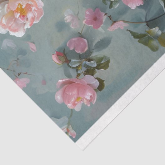 ヴィンテージフローラ結婚のケーキフードベーカリーデコパージュ 薄葉紙 (詳細)