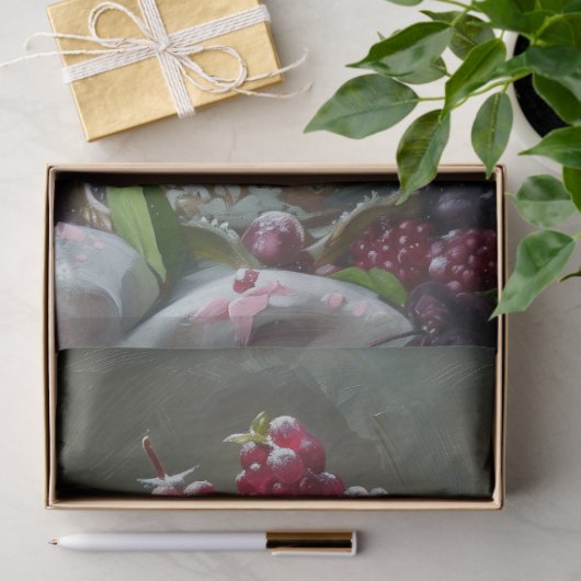 ヴィンテージフローラ結婚のケーキフードベーカリーデコパージュ 薄葉紙 (ギフト)